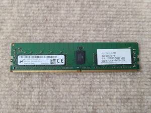 Micron Fujitsu MTA18ASF1G72PZ 8GB 1Rx4 PC4-2666V ECC REG サーバー用メモリ S26361-F4026-E208 [1951]