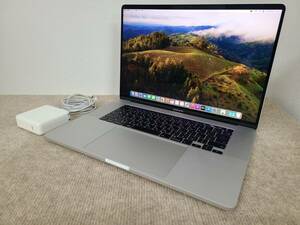 Apple MacBook Pro 16(2019, A2141) Core i9-9980HK / 2.4GHz RAM 32GB / SSD 512TB / Silver / AC有 / 動作品 / 充放電回数 : 199