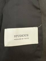 STUDIOUS　ステュディオス　ライダース　羊革 サイズ2　両肘に擦れたあとがあります。衿にも傷があります_画像9
