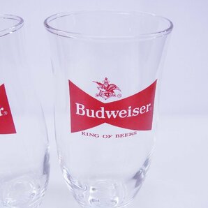 ★ Budweiser / バドワイザー ★ グラス ビアグラス 3点 ★ 通常保管品の画像3
