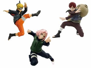 !NARUTO Naruto . manner .VIBRATION STARS 3 kind set .... Naruto spring . Sakura . love . figure! unopened goods 