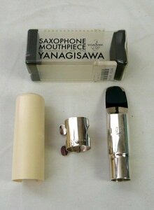 ☆☆YANAGISAWA ヤナギサワ 　アルトサックス用　メタル マウスピース 7 + キャップ + リガチャー　セット☆美品