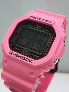 ♪CASIO カシオ G-SHOCK DW-5600LR ピンク 2010 腕時計 デジタル 現状品♪中古品