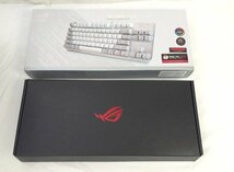 ☆☆ASUS エイスース　有線　ゲーミングキーボード　ROG Strix Scope NX TKL Moonlight White　X806　日本語配列　ホワイト☆USED品☆_画像9