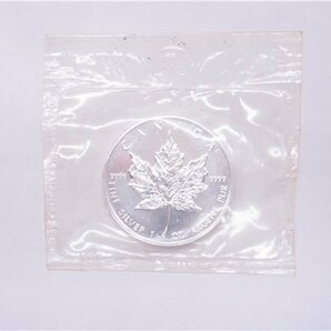 ◎ 銀貨 ◎ 純銀 メイプルリーフコイン1oz 31.1ｇ SV1000 1992年 パッケージ入り ◎美品の画像1