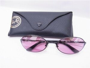 ◎ Ray Ban ◎　レイバン　サングラス　RB3205　55□19-130　パープル系レンズ　ケース付き　◎USED