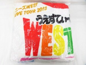 ◆◆ジャニーズWEST ブランケット LIVE TOUR 2019 WESTV! あったかいヤツ 未開封品？◆USED品 M4641