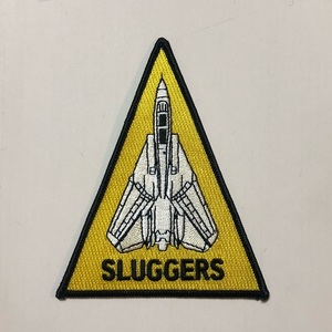 米海軍 VF-103 "SLUGGERS" 航空機パッチ (三角形・F-14)