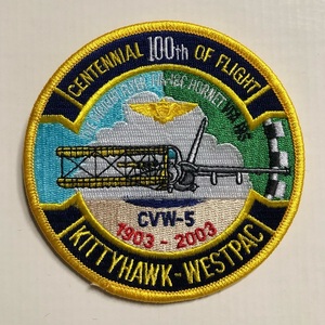 米海軍 VFA-195/CVW-5/CV-63 航空100周年 記念パッチ