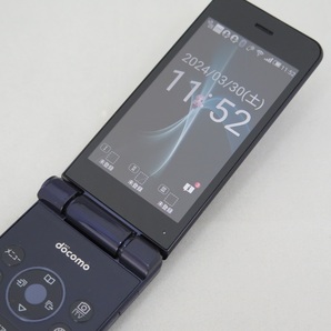 docomo SH-01J AQUOSケータイ BlueBlack SIMロック解除済 中古品の画像5