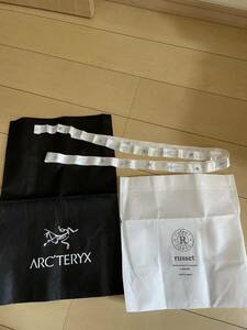 保存袋　ARCTERYXとrussetの2点おまけキタムラのリボン