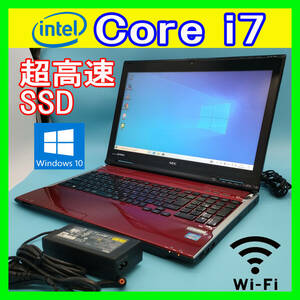 NEC LaVie L LL750/J*Core i7-3630QM[. speed / new goods SSD:1TB/ memory :8GB]Win10/Web camera / wireless LAN/ laptop *03021-02