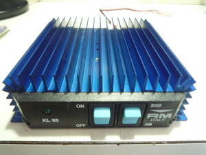 28Ｍｈｚリニアアンプ　KL 60 - Linear-Amplifier-25-30MHz-DC - RM Italy製