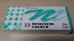 NICKER DESIGNERS COLOUR 24c set ニッカー デザイナーズカラー 24色セット DC20ML 24 水彩絵具 ポスターカラー 画材 未使用