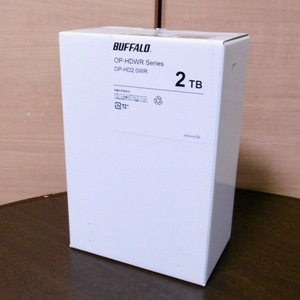 ■未使用新品■BUFFALO 2TB ハードディスク・OP-HD2.0WR■