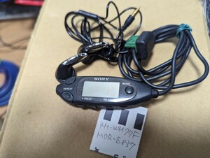 SONY カセットウォークマン用リモコン　RM-WM77F イヤホン　MDR-E837 動作未確認ジャンク