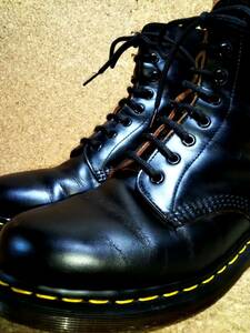 【Dr.MARTENS】ドクターマーチン 英国製 1460Z VINTAGEモデル 8ホールブーツ UK9 (28cm ) イングランド製 BLACK 初期型復刻