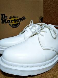 【Dr.MARTENS】ドクターマーチン 1461 MONO WHITE 3ホールシューズ UK8 (27cm ) 3EYE SHOE モノ オールホワイト【箱付き美品】