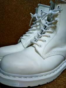 [Dr.MARTENS] Dr. Martens 1460 MONO 8 hole boots UK9 (28cm ) 8EYE BOOT smooth leather mono all white [ superior article ]