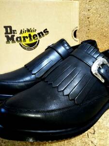 【Dr.MARTENS】ドクターマーチン DELYLAH モンクストラップシューズ UK8 (26.5cm ) バックルベルト ポインテッドトゥ 希少【箱付き極美品】