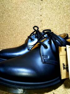 【Dr.MARTENS】ドクターマーチン 1461 PW 3ホールシューズ UK7 (26cm) 3EYE SHOE スムースレザー プレーンウェルト ブラック 【未使用品】