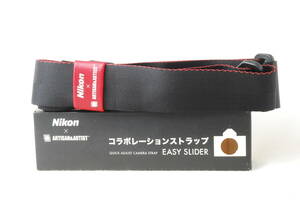 ☆新品級☆Nikon×ARTISAN&ARTIST ニコン アルティザン＆アーティスト カメラ ストラップ イージースライダー ACAM-E38R Camera Strap☆