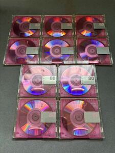 MD ミニディスク minidisc 中古 初期化済 TDK LUCIR ピンク 80 10枚セット