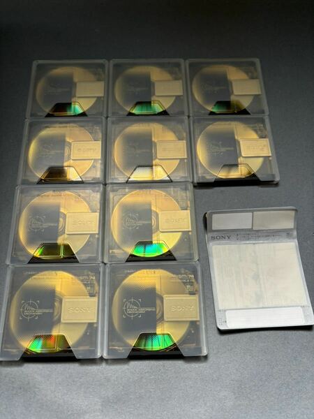 MD ミニディスク minidisc 中古 初期化済 ソニー SONY PRISM 74 10枚セット