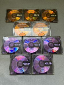 MD ミニディスク minidisc 中古 初期化済 Victor ビクター Color Palette 74 オレンジ パープル 10枚セット