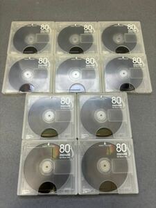 MD ミニディスク minidisc 中古 初期化済 マクセル maxell OZ-Black disc 80 10枚セット