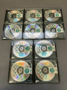 MD ミニディスク minidisc 中古 初期化済 PRIME MEDIA 74 グリーン 10枚セット