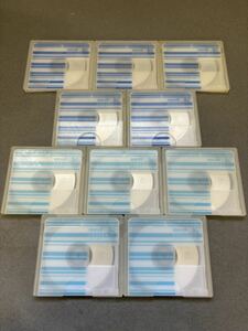 MD ミニディスク minidisc 中古 初期化済 マクセル maxell COULER 80 ブルー 10枚セット