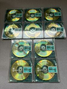 MD ミニディスク minidisc 中古 初期化済 TDK MUSIC JACK MJ 74 グリーン 10枚セット