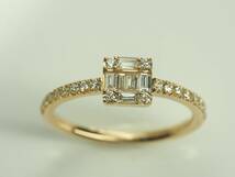 ◆ベルシオラ リング　指輪　ダイヤ 18金イエローゴールド K18YG 7号_画像2