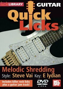 Guitar Quick Licks: Steve Vai Style Melodic [DVD](中古品)