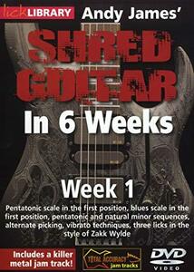 Andy James Shred Guitar in 6 Weeks: Week 1 [DVD](中古品)