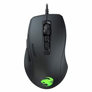 ROCCAT ゲーミングマウス Kone Pure Ultra 有線 PVC ブラック/黒 光学式/16(中古品)