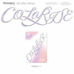 Weeekly 5th Mini Album'ColoRise (Platform Ver.)'(韓国盤）(中古品)