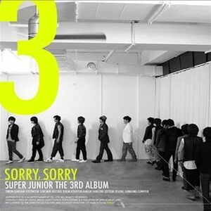 Super Junior 3集 - Sorry, Sorry (バージョンA)(韓国盤)(中古品)