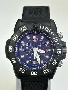 ルミノックス 腕時計 ネイビーシール クロノグラフ 文字盤青 ブルー 紺 ラバーベルト クォーツ NAVY SEAL CHRONOGRAPH SERIES Luminox