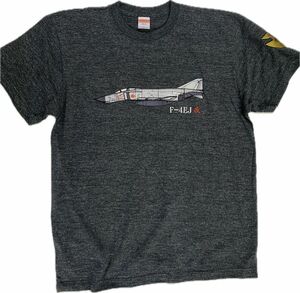 F-4EJ改　Tシャツ　Mサイズ　F-4の機体と航空自衛隊旗を刺繍