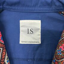 00s Japanese label IS Issey sports miyake design by Sunao kuwahara zip jacket japan brand collection archive tribal _画像6