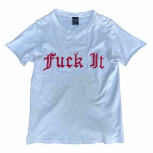 2006ss Number (n)ine fuck it t shirts tops white Takahiro Miyashita Japanese label collection archive rare 06ss