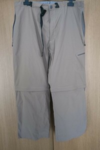 モンベル　コンバーチブル1/2パンツ メンズ　XL　カーキ　ズボン Men’s　アウトドアファッション　montbell 1105404　