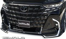 【M’s】 トヨタ 40系 アルファード (R5.6-) WALD SPORTS LINE フロントスポイラー ヴァルド バルド エアロ パーツ 部品 40アルファード_画像7