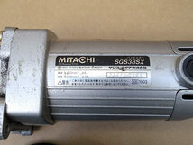 中古 MITACHI サンコーミタチ 2段変速ストレートグラインダー M10 100V 研磨切削 電動工具_画像2