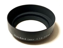 アサヒ 金属製レンズフード PENTAX ASAHI OPT Co. Japan Standard Lens 1:1.4 50mm 1:1.8-2 55mm 49径 カメラ用アクセサリー 現状品_画像1