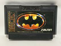 【中古FCソフト】(起動確認済)『バットマン(BATMAN)』サンソフト SUNSOFT ファミコン ファミリーコンピュータ_画像1