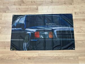 約150x90cm メルセデスベンツ 特大フラッグ バナー タペストリー 旗 ガレージ装飾 Mercedes-Benz ベンツ BMW 店舗装飾 AMG