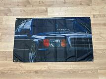 約150x90cm メルセデスベンツ 特大フラッグ バナー タペストリー 旗 ガレージ装飾 Mercedes-Benz ベンツ BMW 店舗装飾 AMG_画像1